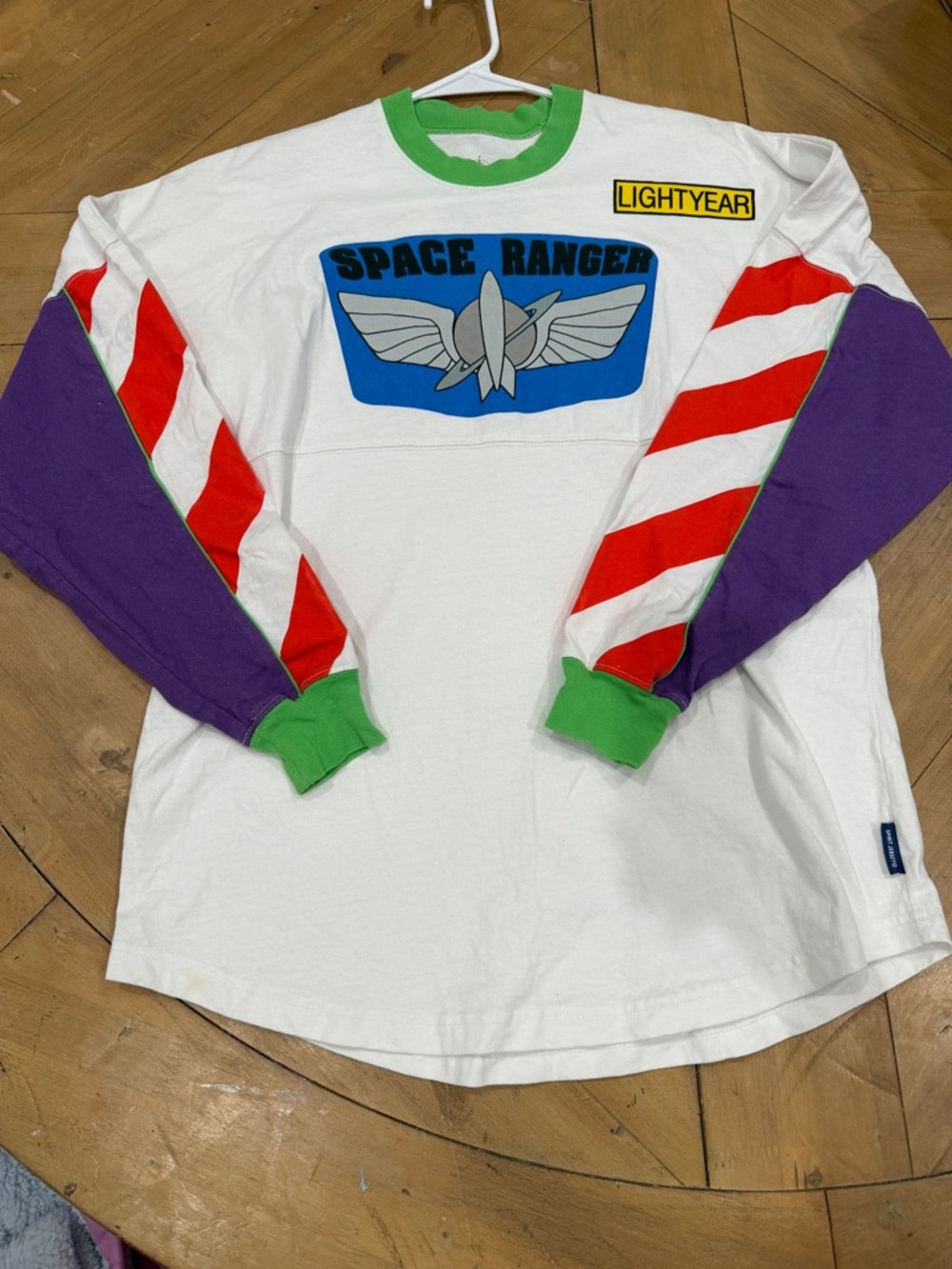 Disney Buzz Lightyear Long Sleeve Spirit Jersey. Small